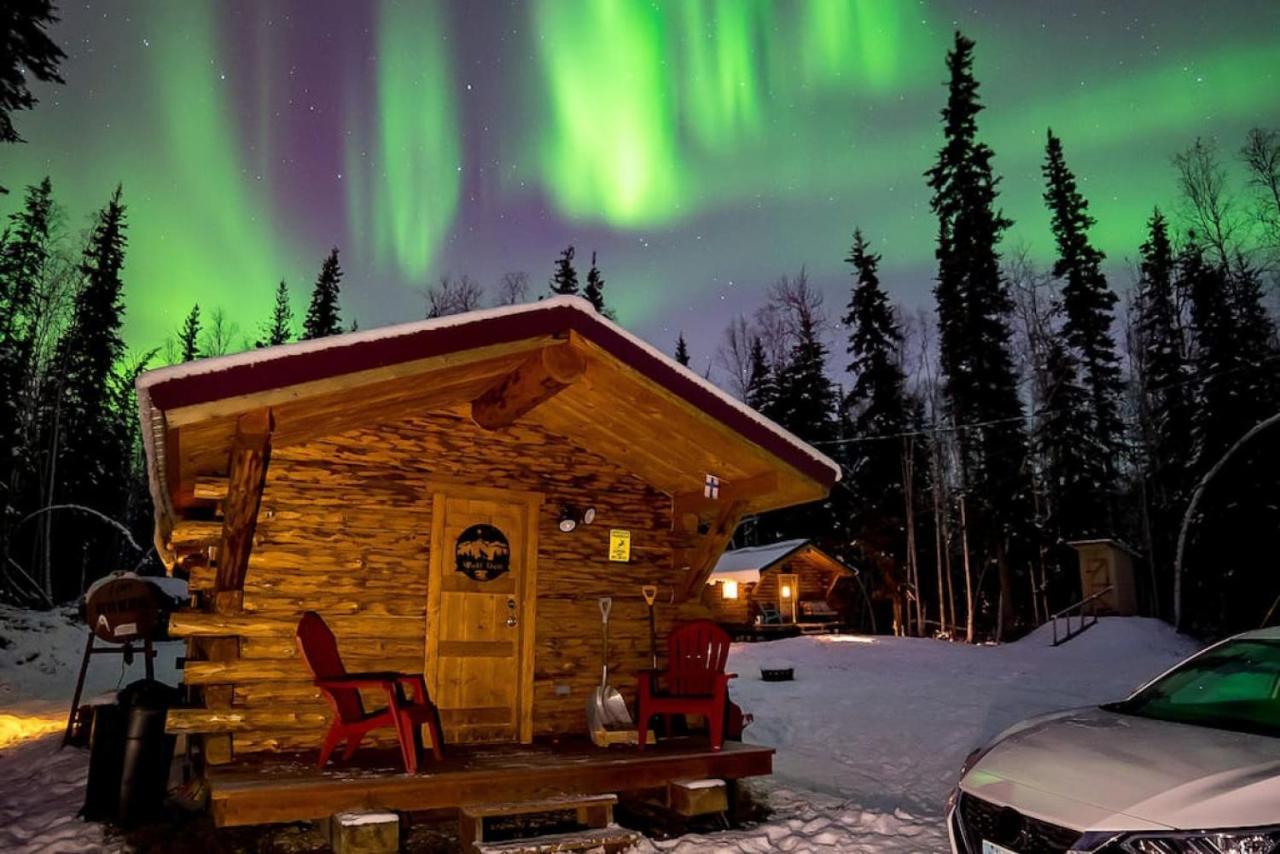 1 Bd. Deluxe Log Dry Cabin| Views Northern Lights! Fairbanks Zewnętrze zdjęcie